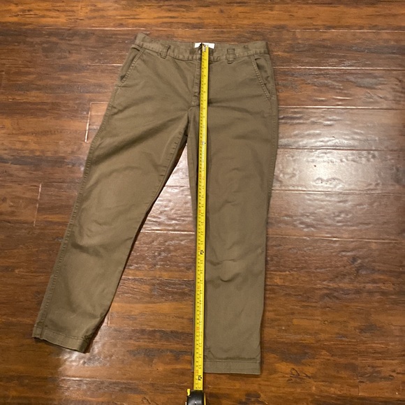 Current/Elliot Olive Green Straight Leg Pants Women's Size 28 - Picture 13 of 14